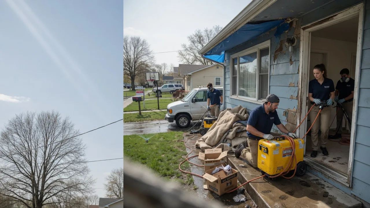 Basement Flood Cleanup in Charlottesville, IN near me